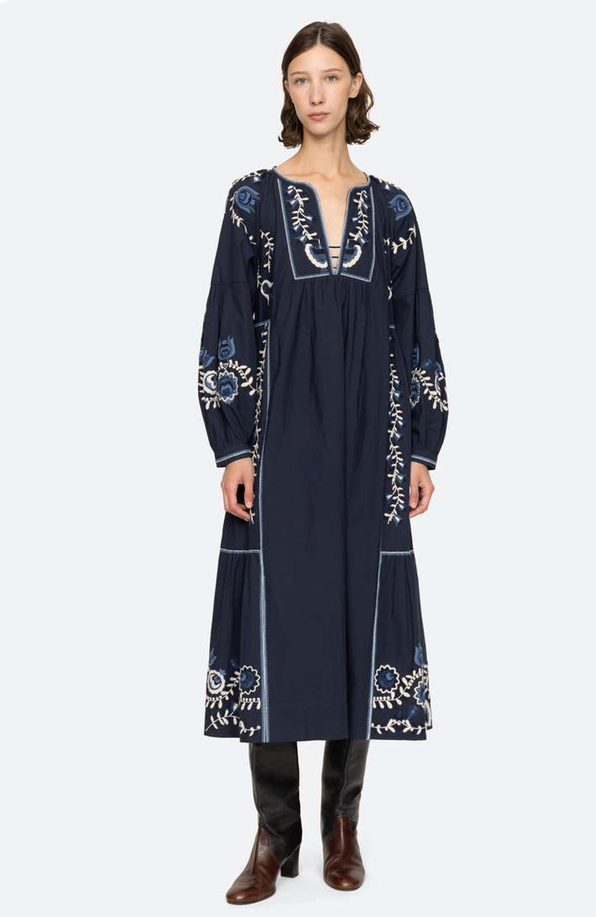 Sea New York Inga Dress in Navy Size S